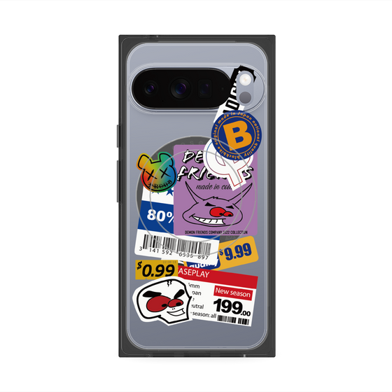 Premium Square Case with Pixelsnap［ Demon Friends Sticker .1 ］