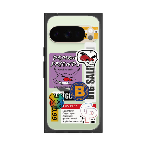 Premium Square Case with Pixelsnap［ Demon Friends Sticker .4 ］