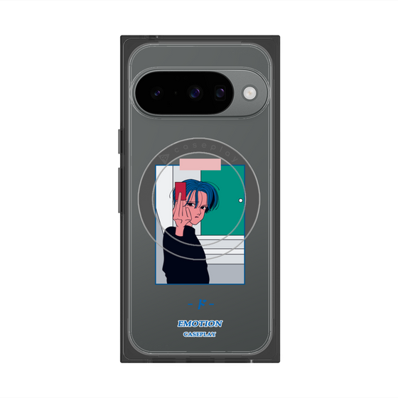 Premium Square Case with Pixelsnap［ Kido Ai Raku - Anger ］