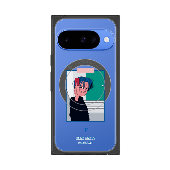 Premium Square Case with Pixelsnap［ Kido Ai Raku - Anger ］