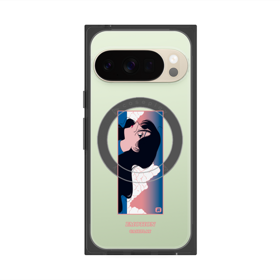 Premium Square Case with Pixelsnap［ Kido Ai Raku - Sorrow ］