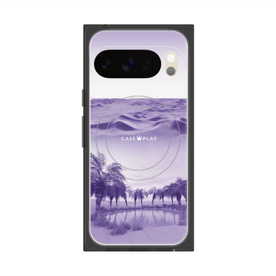 Premium Square Case with Pixelsnap［ Oasis & Desert ］