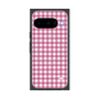Premium Square Case with Pixelsnap［ Checkered Pink ］