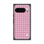 Premium Square Case with Pixelsnap［ Checkered Pink ］