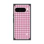 Premium Square Case with Pixelsnap［ Checkered Pink ］
