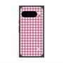 Premium Square Case with Pixelsnap［ Checkered Pink ］