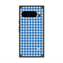 Premium Square Case with Pixelsnap［ Checkered Blue ］