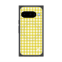 Premium Square Case with Pixelsnap［ Checkered Yellow ］
