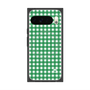 Premium Square Case with Pixelsnap［ Checkered Green ］