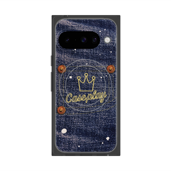 Premium Square Case with Pixelsnap［ Denim Used Jeans ］