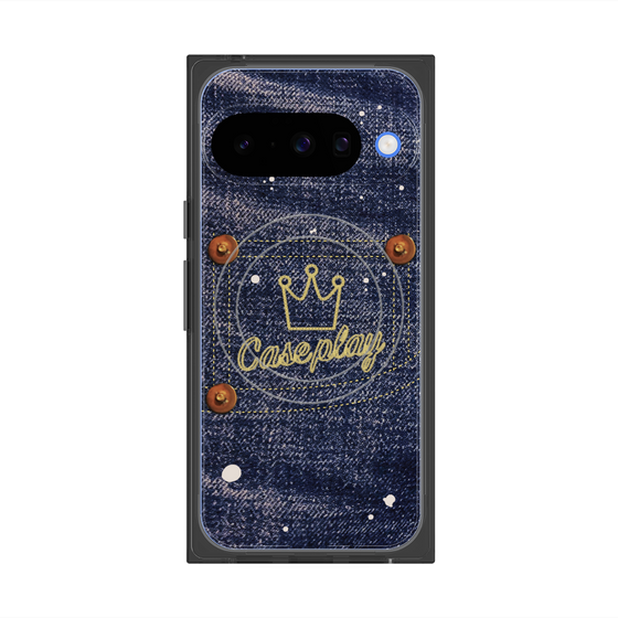 Premium Square Case with Pixelsnap［ Denim Used Jeans ］