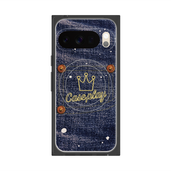Premium Square Case with Pixelsnap［ Denim Used Jeans ］