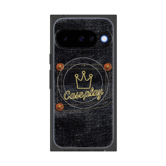 Premium Square Case with Pixelsnap［ Denim Indigo Jeans ］