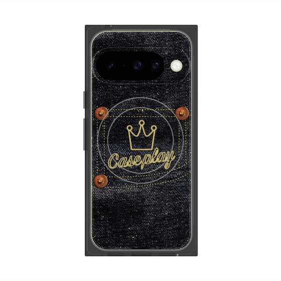 Premium Square Case with Pixelsnap［ Denim Indigo Jeans ］