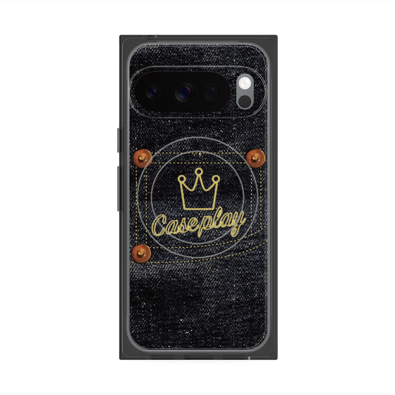 Premium Square Case with Pixelsnap［ Denim Indigo Jeans ］