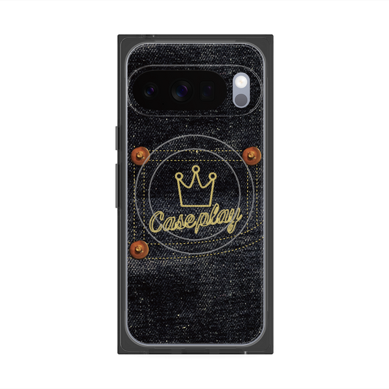 Premium Square Case with Pixelsnap［ Denim Indigo Jeans ］