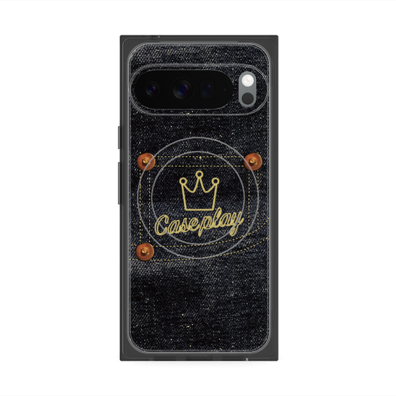 Premium Square Case with Pixelsnap［ Denim Indigo Jeans ］