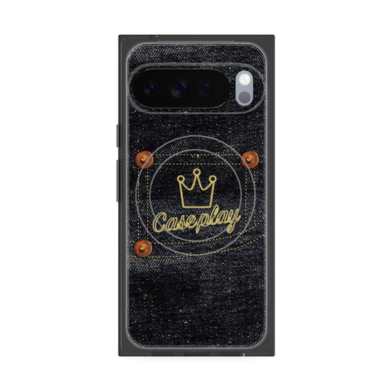 Premium Square Case with Pixelsnap［ Denim Indigo Jeans ］