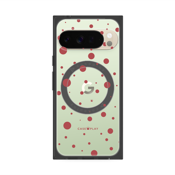 Premium Square Case with Pixelsnap［ Dippin Dots Red ］