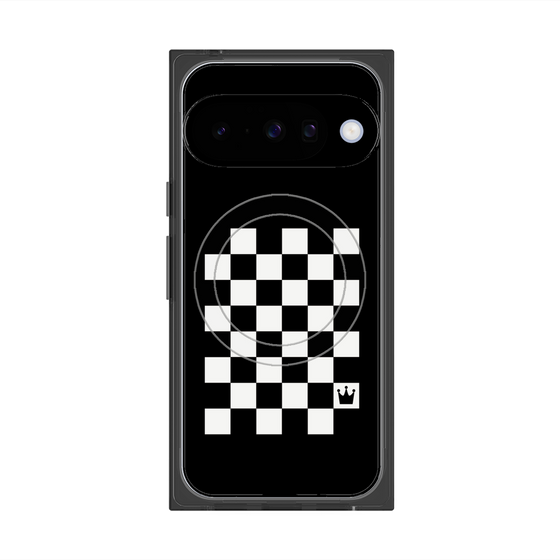 Premium Square Case with Pixelsnap［ Racing Checkered Flag ］