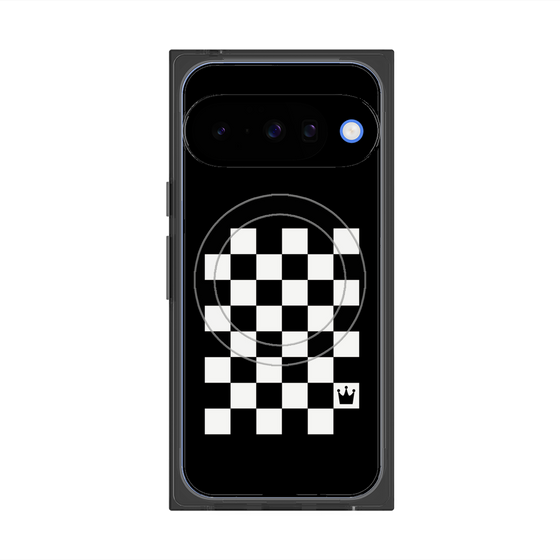 Premium Square Case with Pixelsnap［ Racing Checkered Flag ］