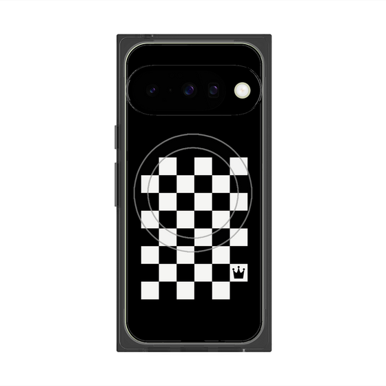 Premium Square Case with Pixelsnap［ Racing Checkered Flag ］