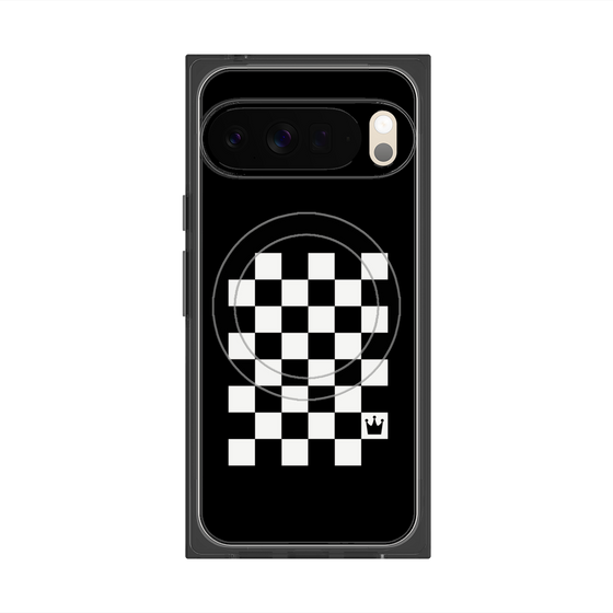 Premium Square Case with Pixelsnap［ Racing Checkered Flag ］