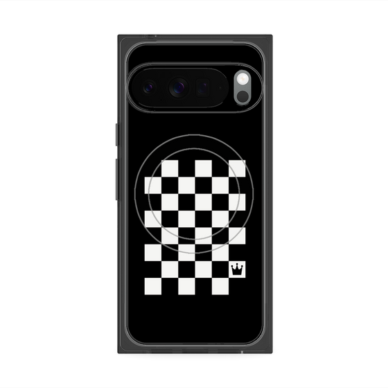 Premium Square Case with Pixelsnap［ Racing Checkered Flag ］