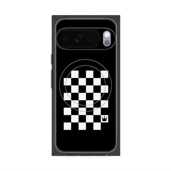 Premium Square Case with Pixelsnap［ Racing Checkered Flag ］