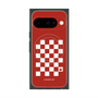 Premium Square Case with Pixelsnap［ Racing Checkered Flag Red ］