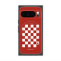 Premium Square Case with Pixelsnap［ Racing Checkered Flag Red ］