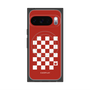 Premium Square Case with Pixelsnap［ Racing Checkered Flag Red ］