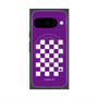 Premium Square Case with Pixelsnap［ Racing Checkered Flag Purple ］