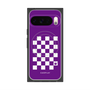 Premium Square Case with Pixelsnap［ Racing Checkered Flag Purple ］