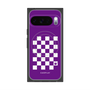 Premium Square Case with Pixelsnap［ Racing Checkered Flag Purple ］