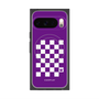 Premium Square Case with Pixelsnap［ Racing Checkered Flag Purple ］