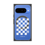 Premium Square Case with Pixelsnap［ Racing Checkered Flag White ］