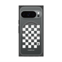 Premium Square Case with Pixelsnap［ Racing Checkered Flag White ］