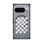 Premium Square Case with Pixelsnap［ Racing Checkered Flag White ］