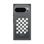 Premium Square Case with Pixelsnap［ Racing Checkered Flag White ］