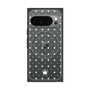 Premium Square Case with Pixelsnap［ CASEPLAY Crown Dots White ］