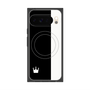 Premium Square Case with Pixelsnap［ CASEPLAY Bi-Colors Black & White ］