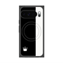 Premium Square Case with Pixelsnap［ CASEPLAY Bi-Colors Black & White ］