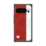 Premium Square Case with Pixelsnap［ CASEPLAY Bi-Colors Red & White ］