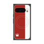 Premium Square Case with Pixelsnap［ CASEPLAY Bi-Colors Red & White ］