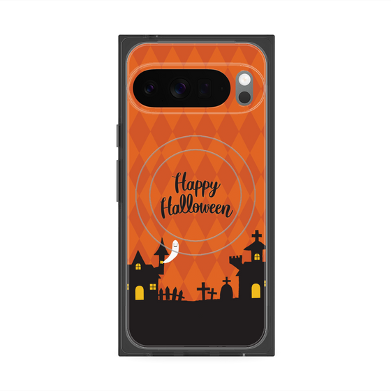 Premium Square Case with Pixelsnap［ Halloween World - Orange ］
