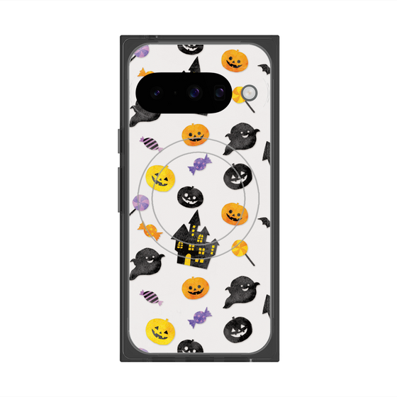 Premium Square Case with Pixelsnap［ Halloween Party - White ］
