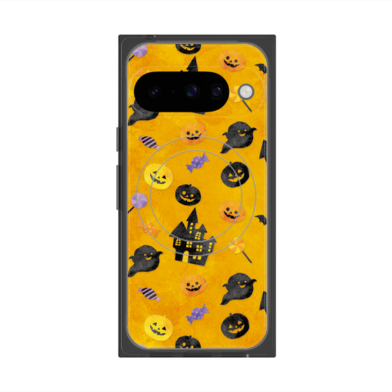 Premium Square Case with Pixelsnap［ Halloween Party - Orange ］