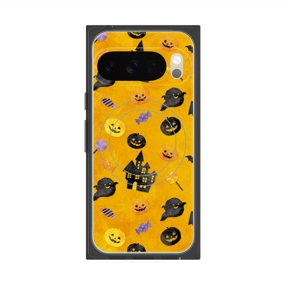 Premium Square Case with Pixelsnap［ Halloween Party - Orange ］