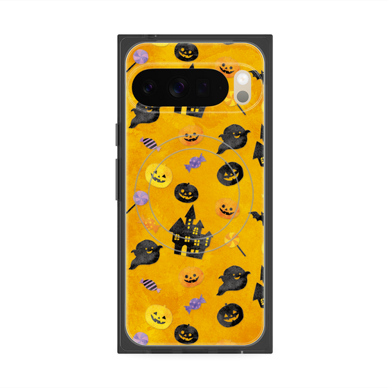 Premium Square Case with Pixelsnap［ Halloween Party - Orange ］